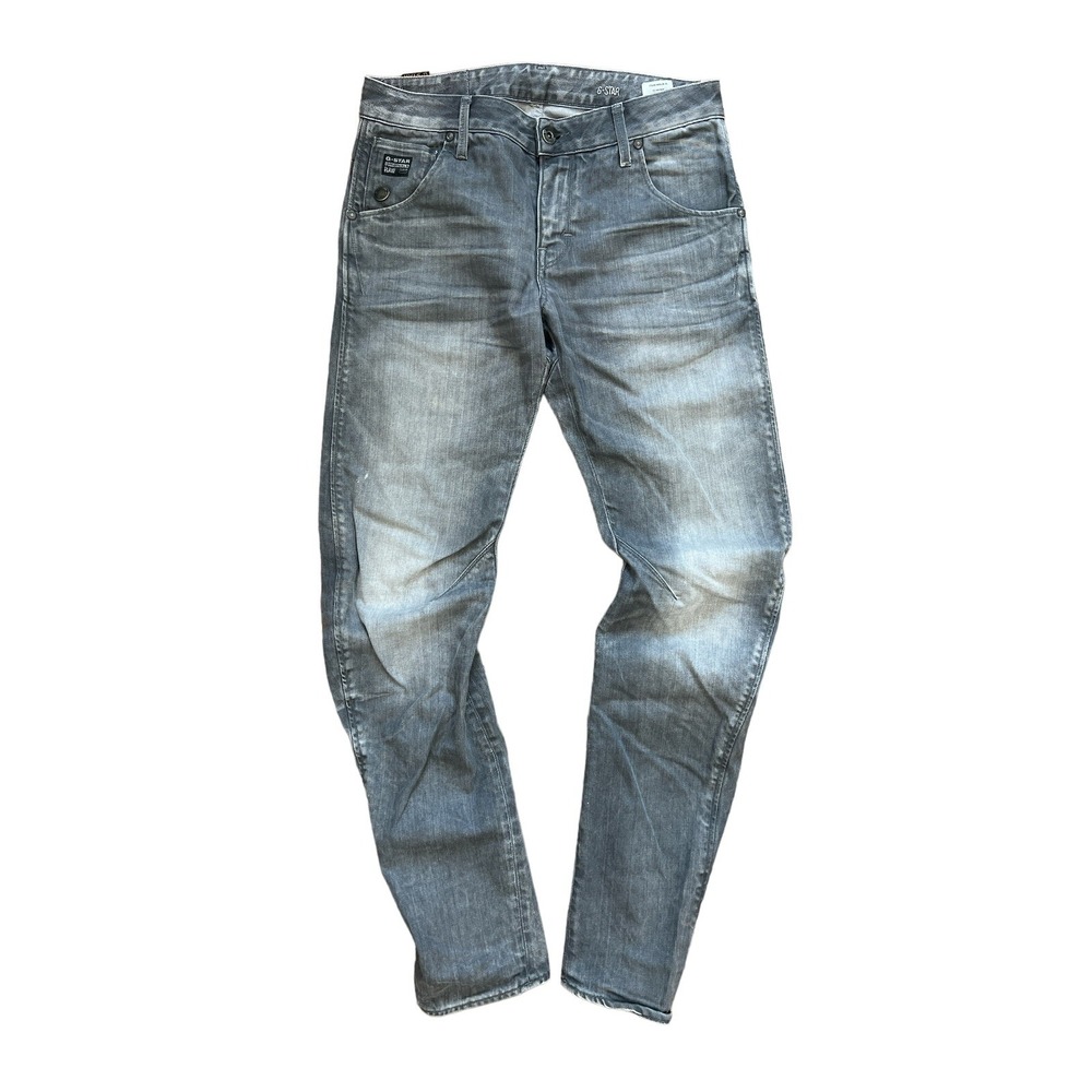 G-Star RAW Arc 3D Slim Jeans Men's Gray‎ Wash Denim Size 31x34
